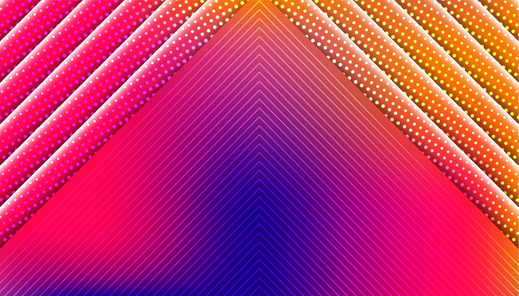 Abstract Gradient banner background design with halftone texture effect and orange, blue, pink colors vector