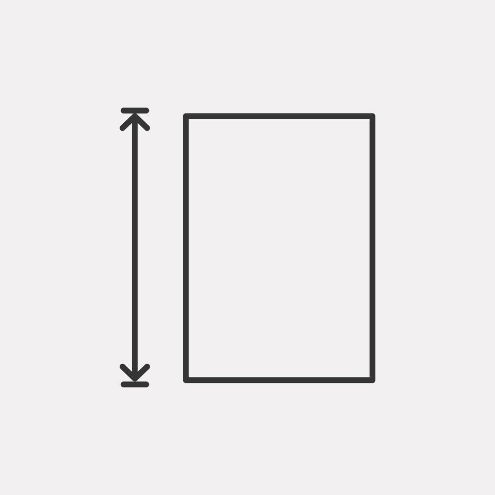 Measuring land area. Paper A4 size. Coordinate axes sign. Vector illustration