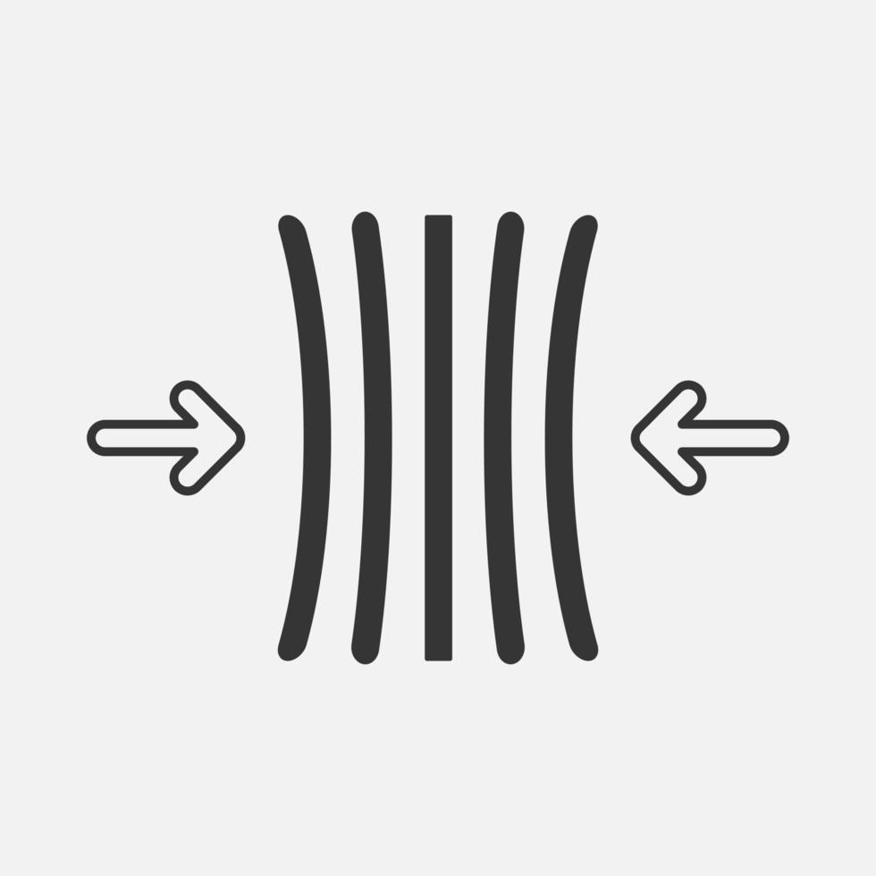 Elastic icon. Vector illustration on white background