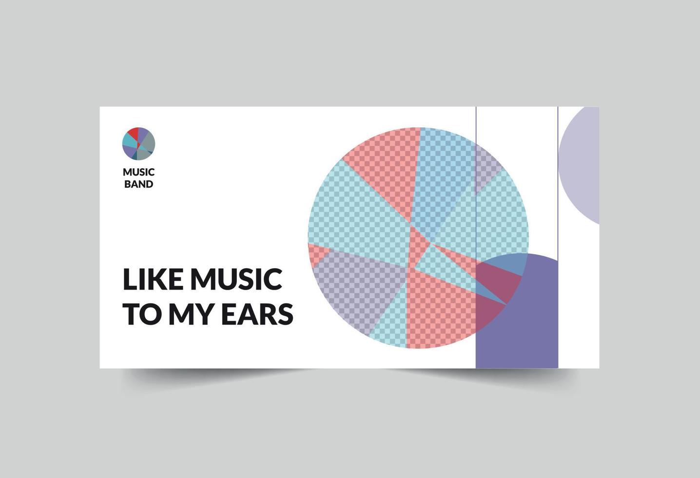 Music Band Social Media Banner vector