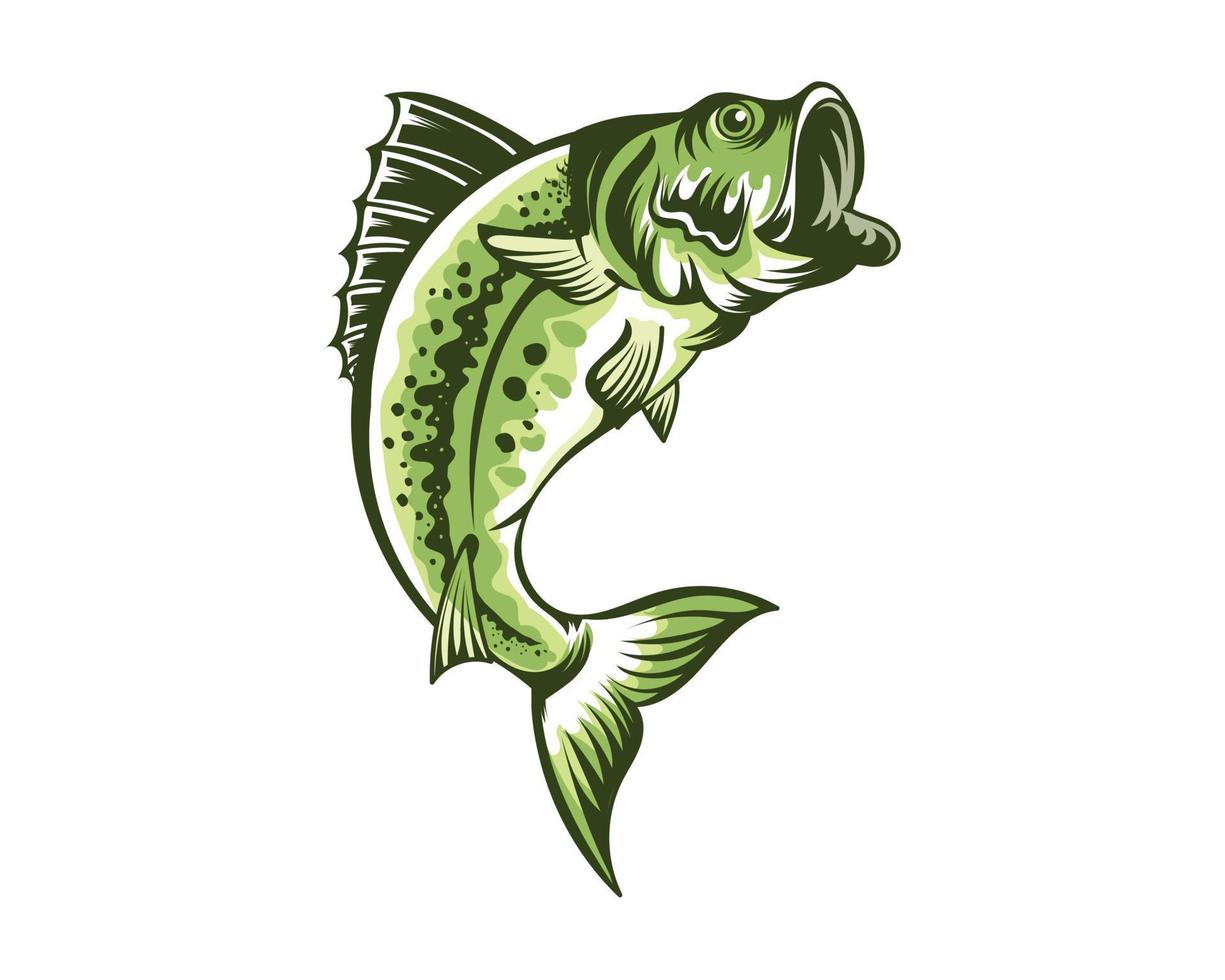 Fish vector illustration for print items and t-shirt
