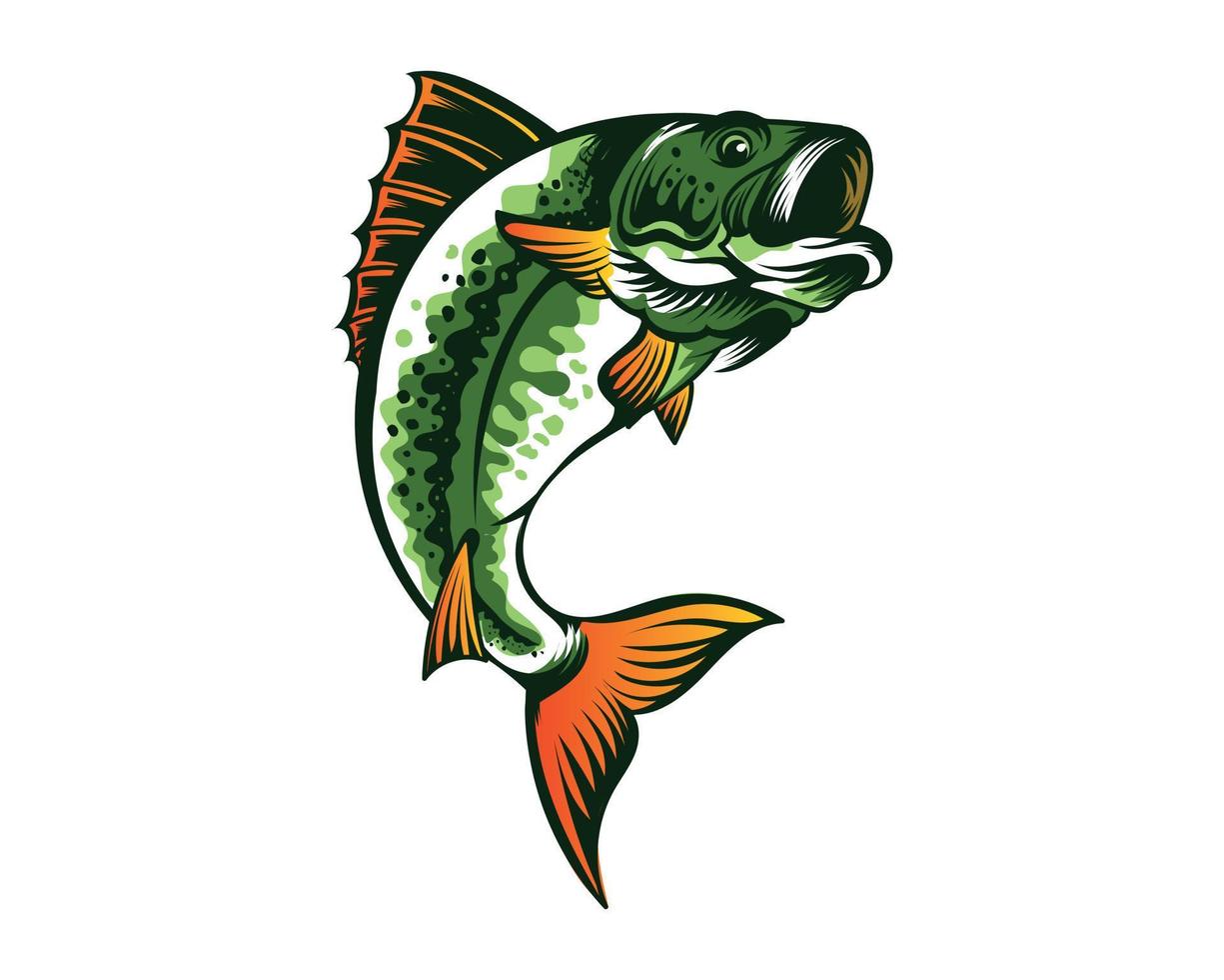 pescado vector ilustración para impresión artículos y camiseta