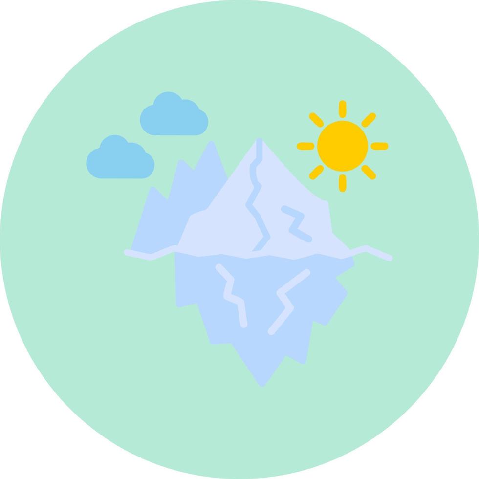 Glacier Vector Icon