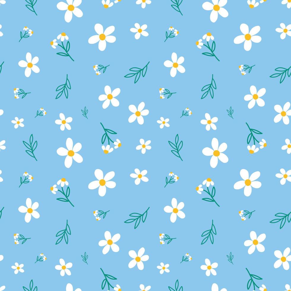Cute Floral Seamless Pattern vector