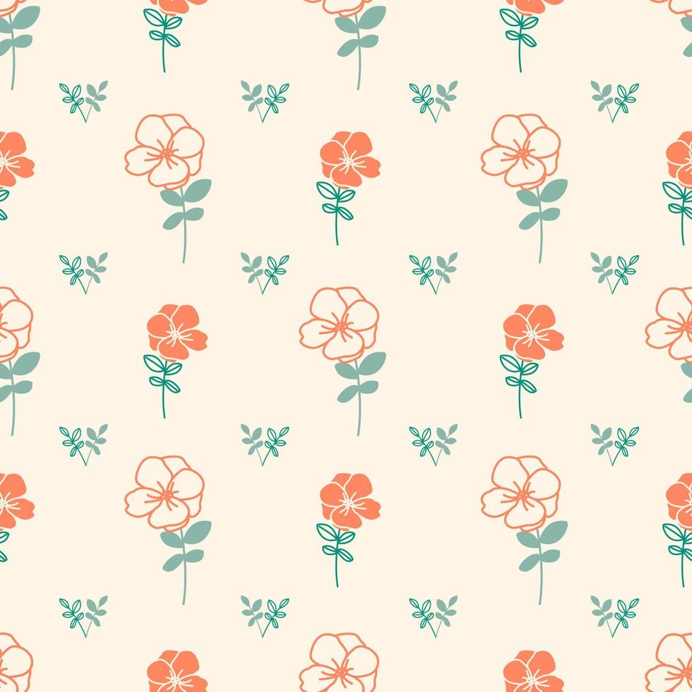 Floral Seamless Pattern vector
