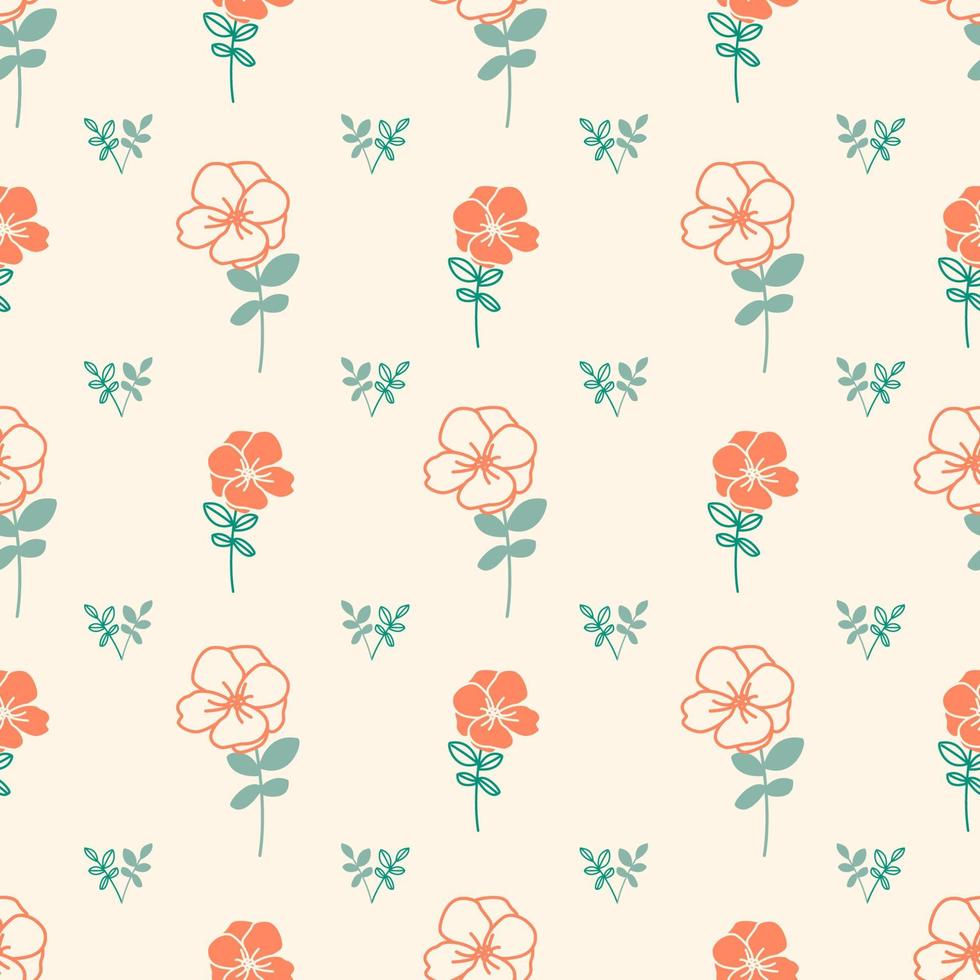 Floral Seamless Pattern vector