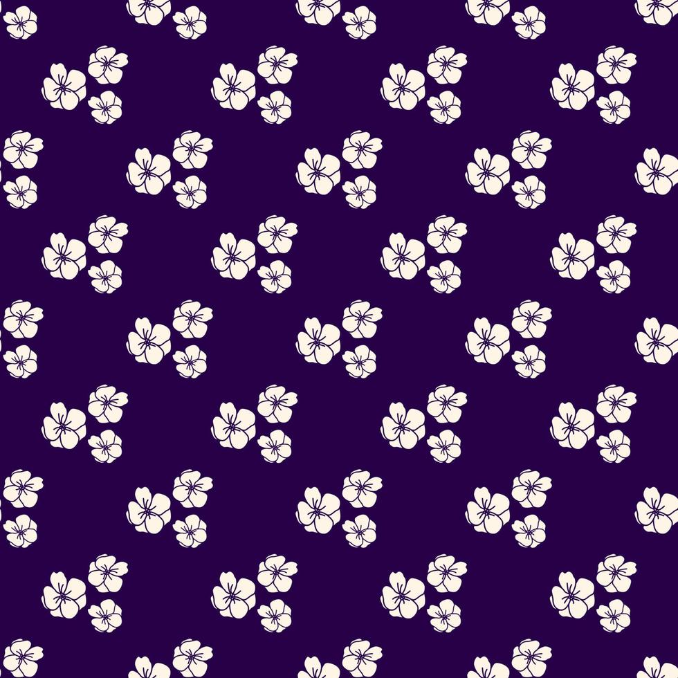 Cute Floral Seamless Pattern vector