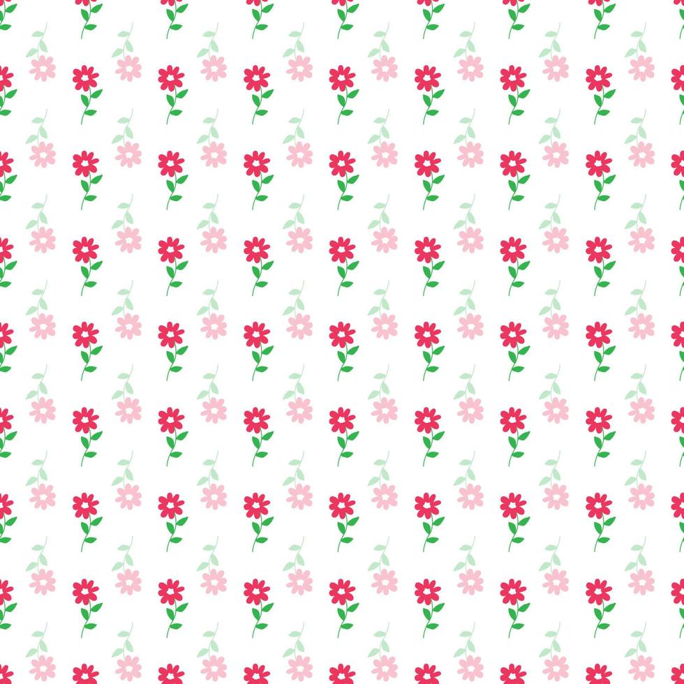 Cute Floral Seamless Pattern vector