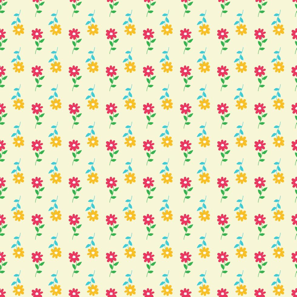 Floral Seamless Pattern Design vector