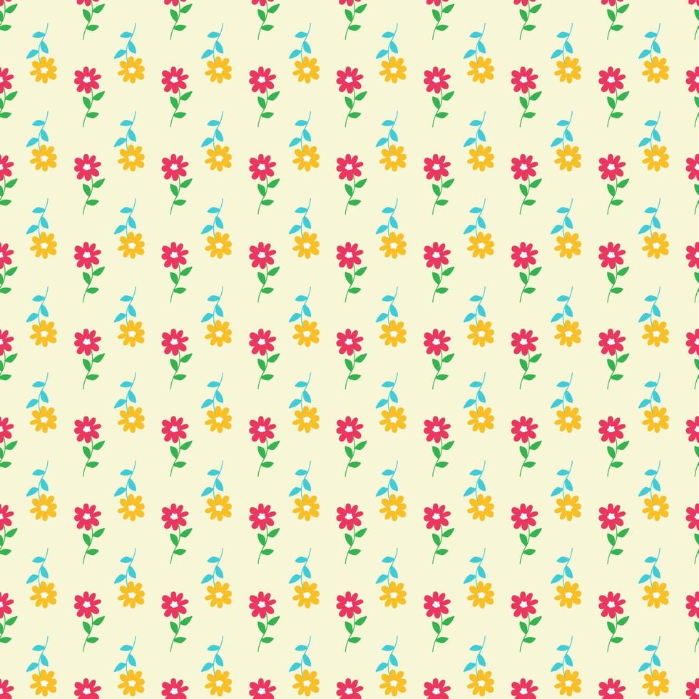 Floral Seamless Pattern Design vector