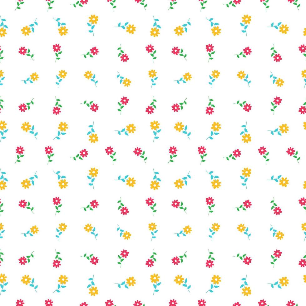 Floral Seamless Pattern Design vector