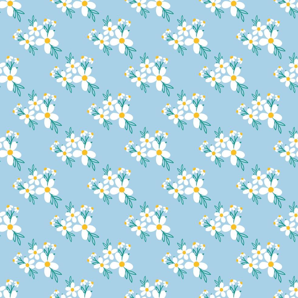 Cute Floral Seamless Pattern vector