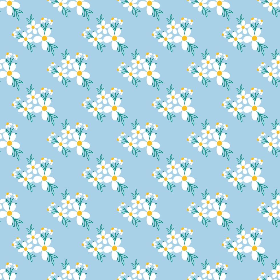 Cute Floral Seamless Pattern vector