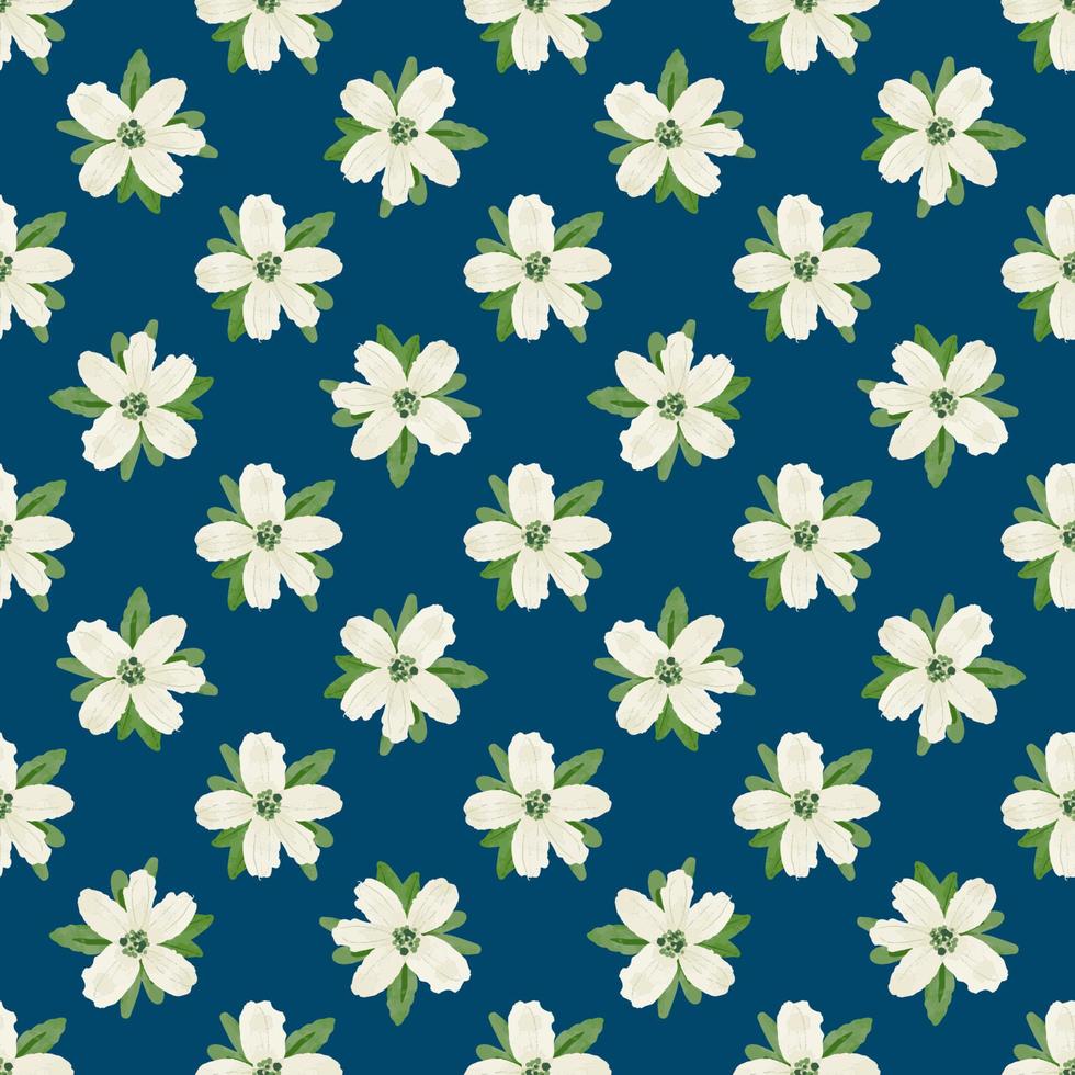 Watercolor Floral Seamless Pattern vector