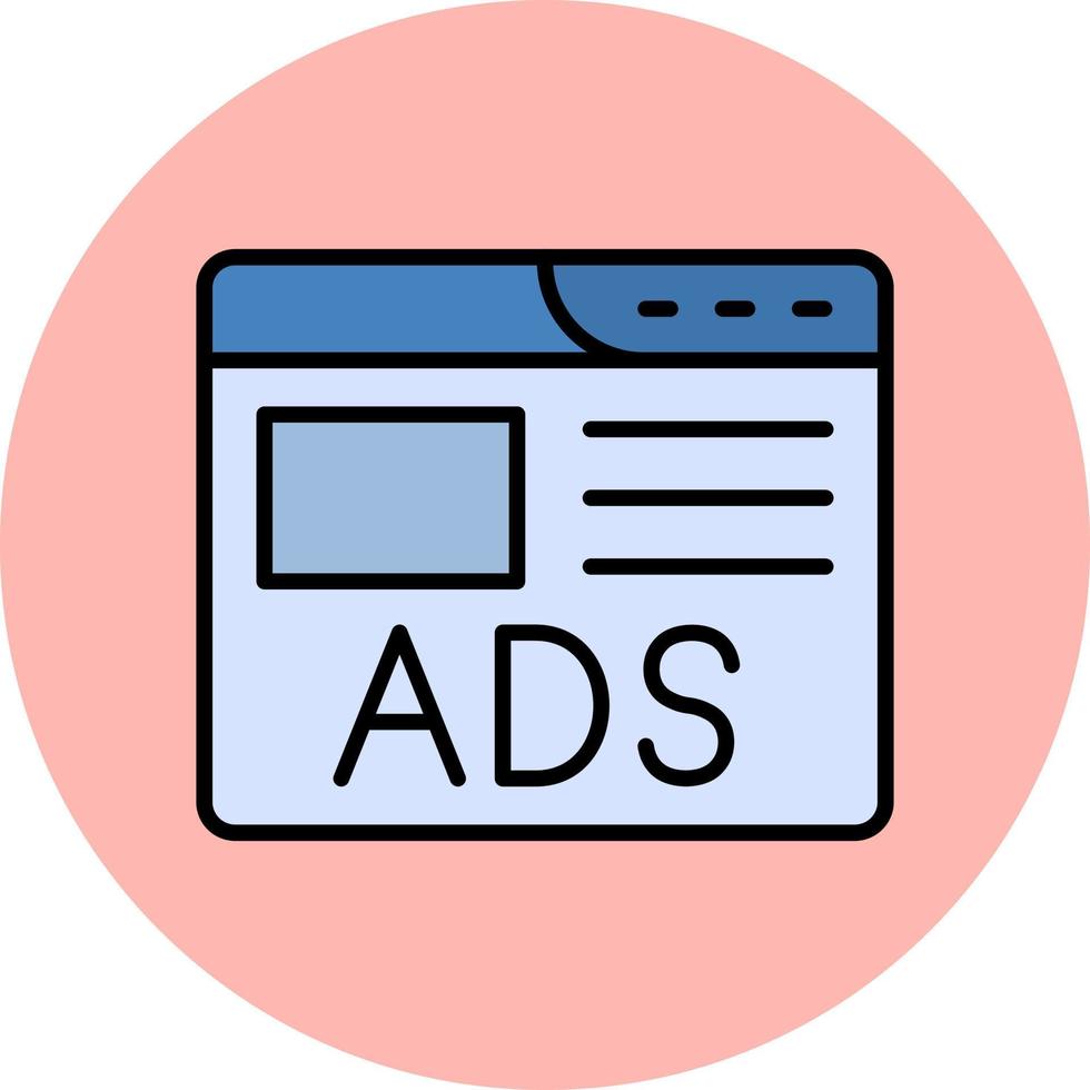 Ads Vector Icon