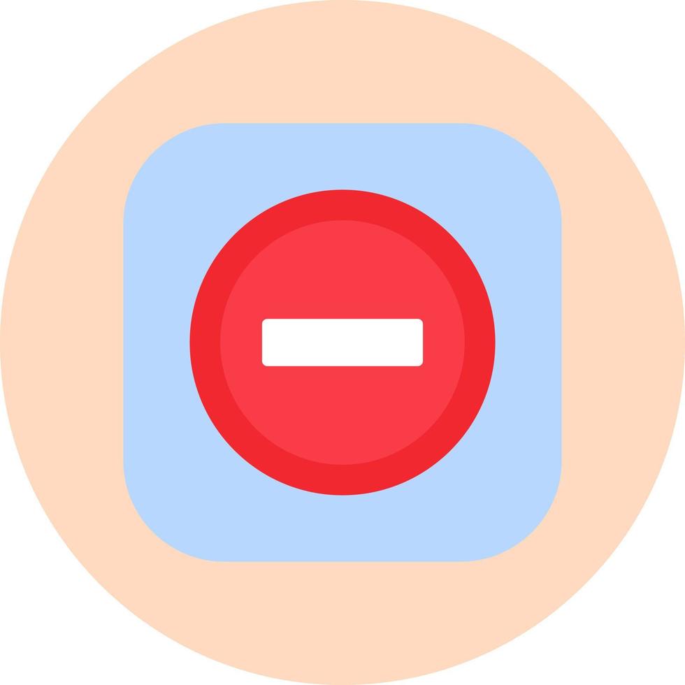 No Entry Vector Icon