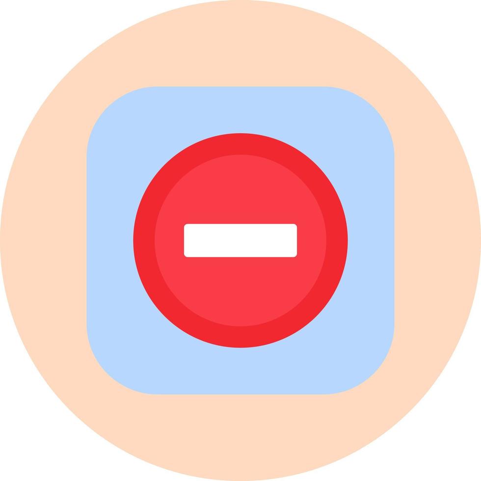 No Entry Vector Icon