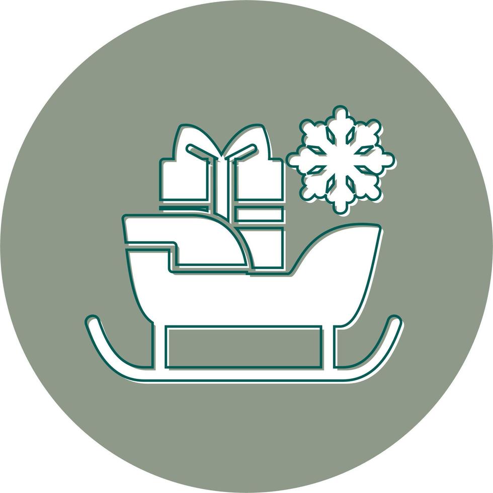 Sleigh Vector Icon