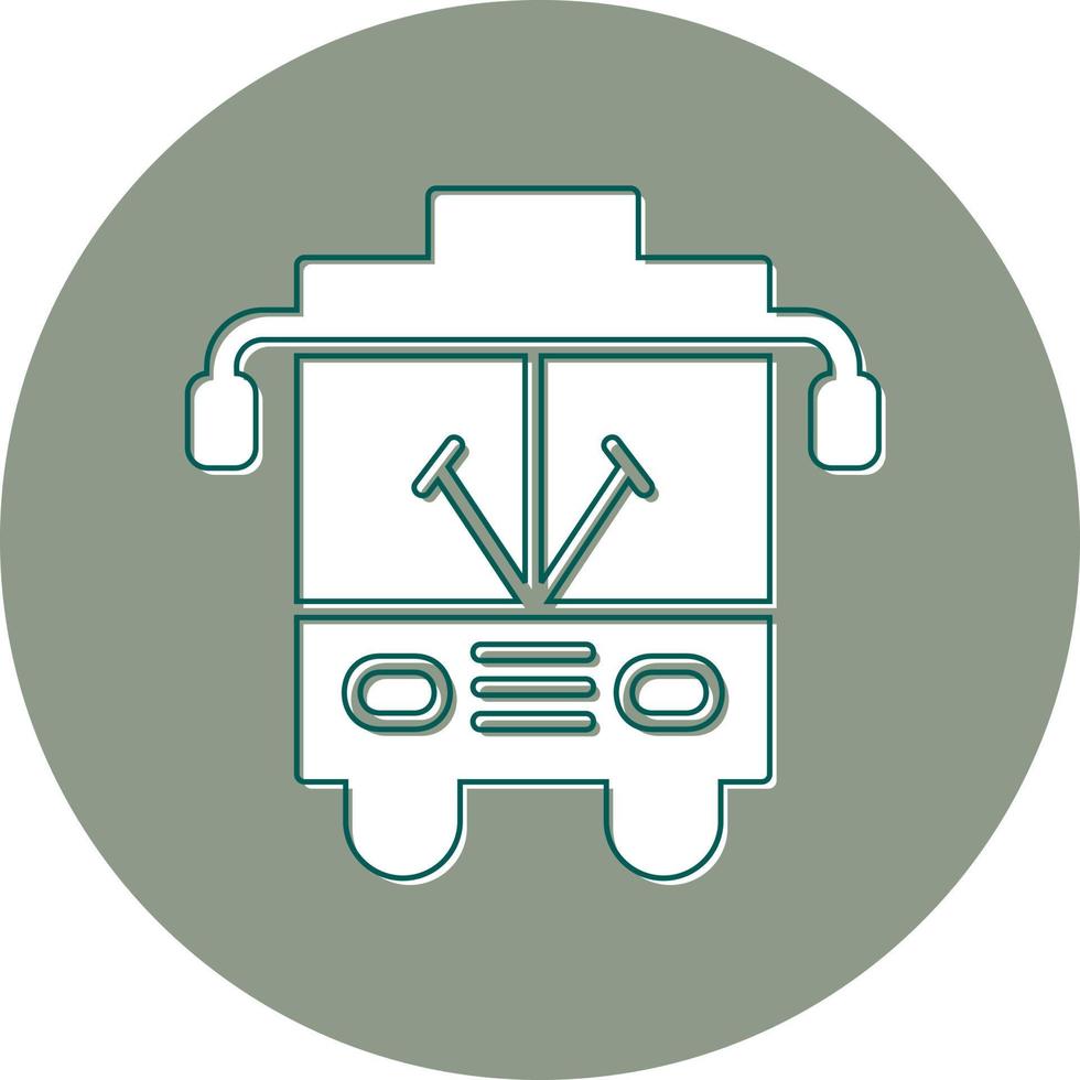 School Bus Vector Icon