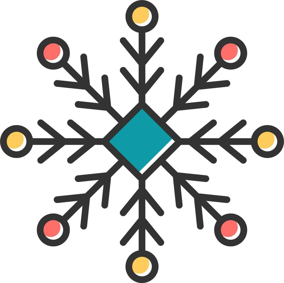 Snowflake Vector Icon
