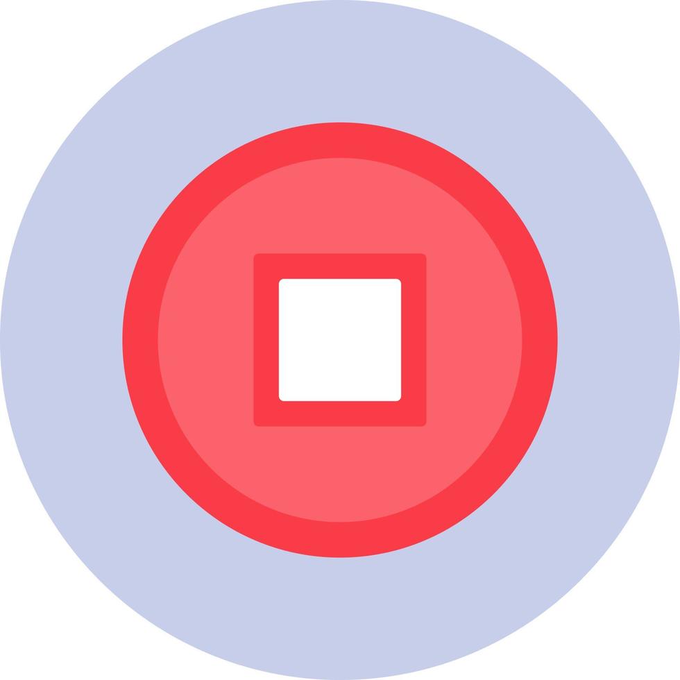 Stop Vector Icon