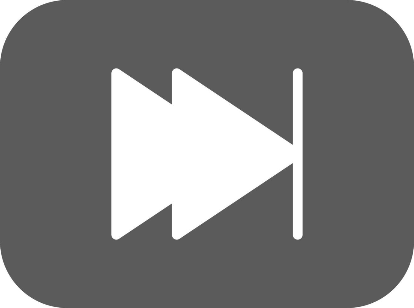 Fast Forward Vector Icon
