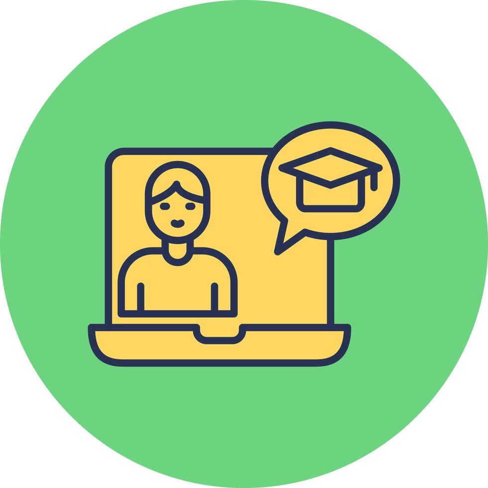 Online Learning Vector Icon