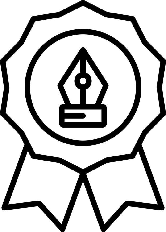 icono de vector de insignia