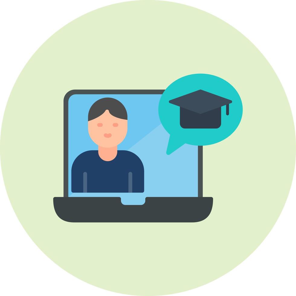 Online Learning Vector Icon