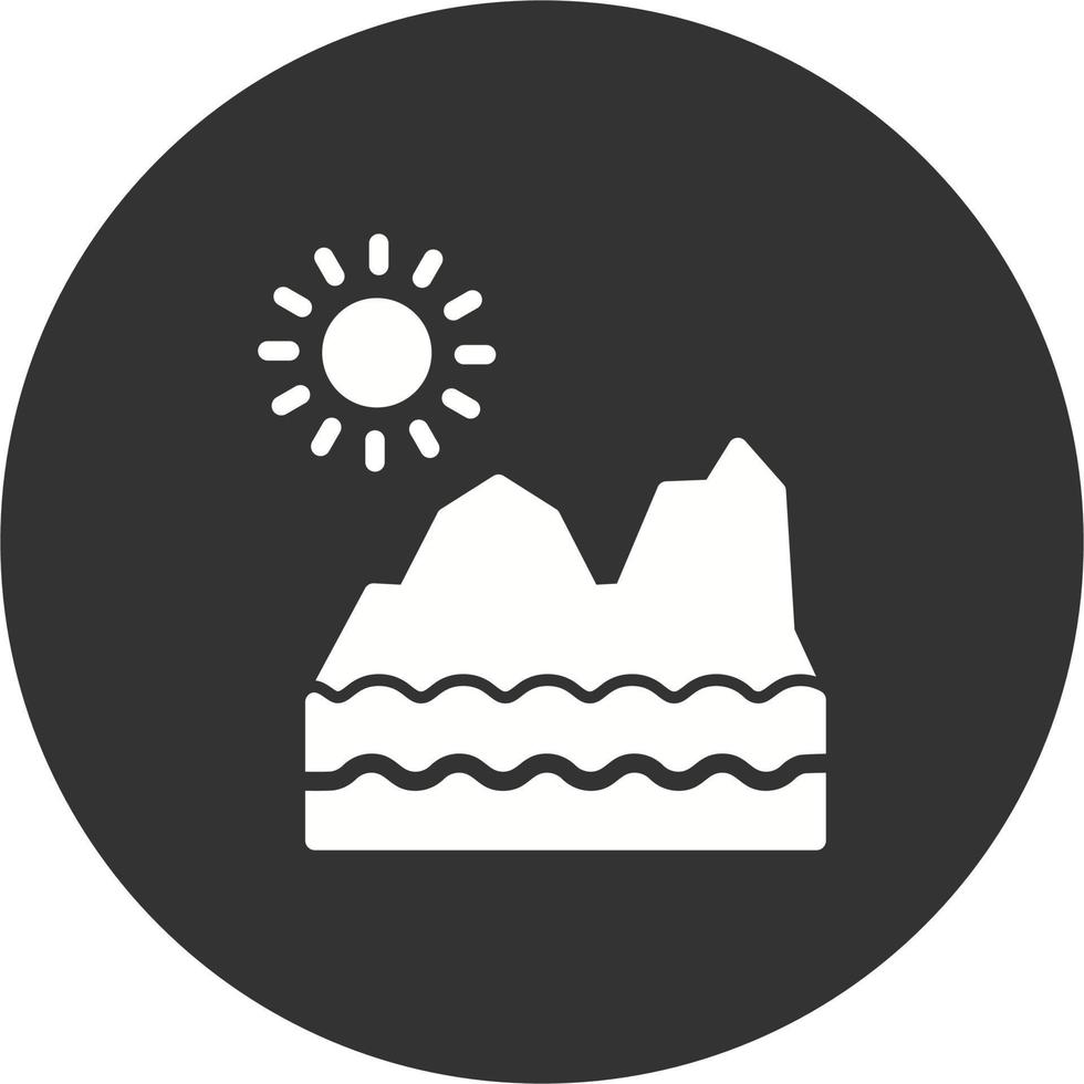 Glacier Vector Icon