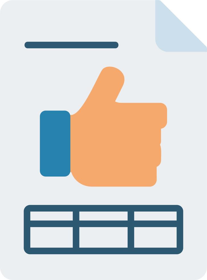 Thumbs Up Vector Icon