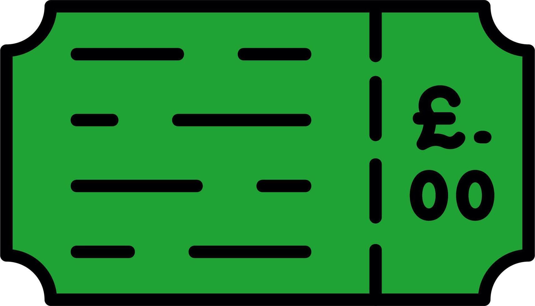 Ticket Vector Icon