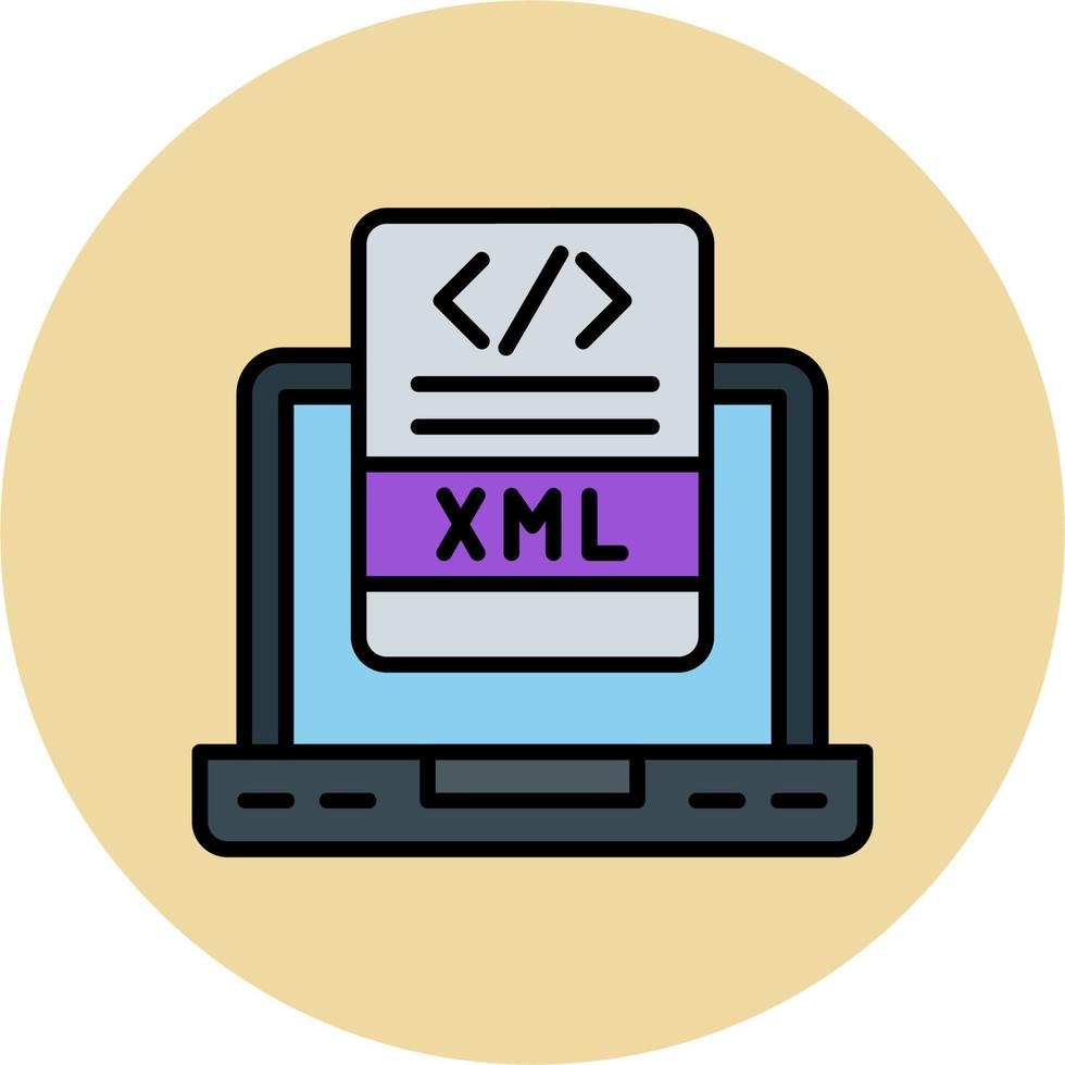 Xml Vector Icon