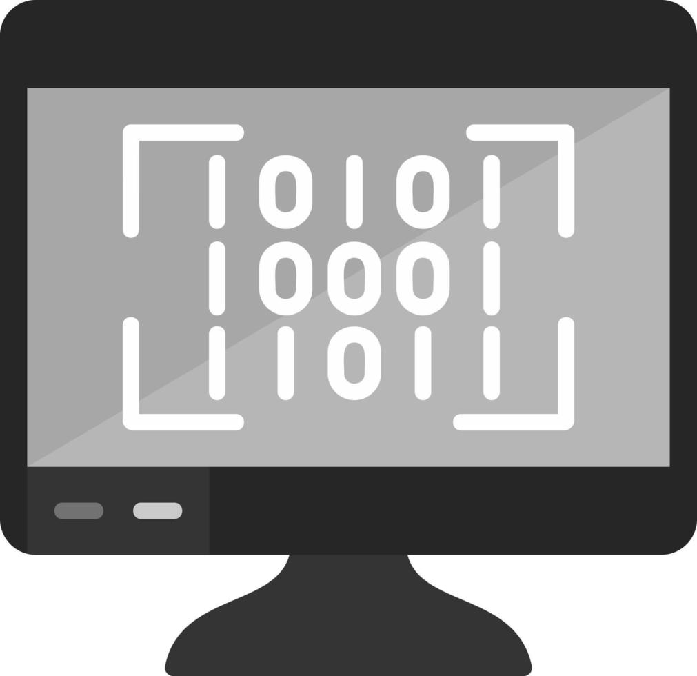 Binary Code Vector Icon