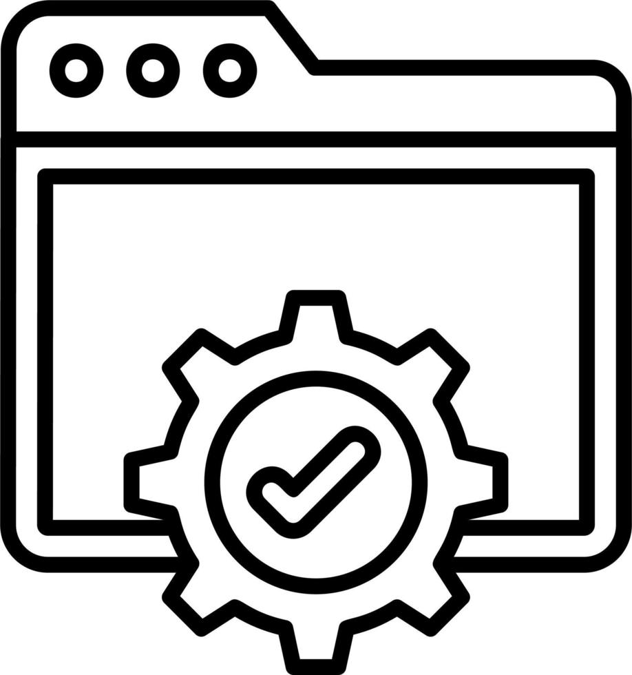 icono de vector de desarrollo