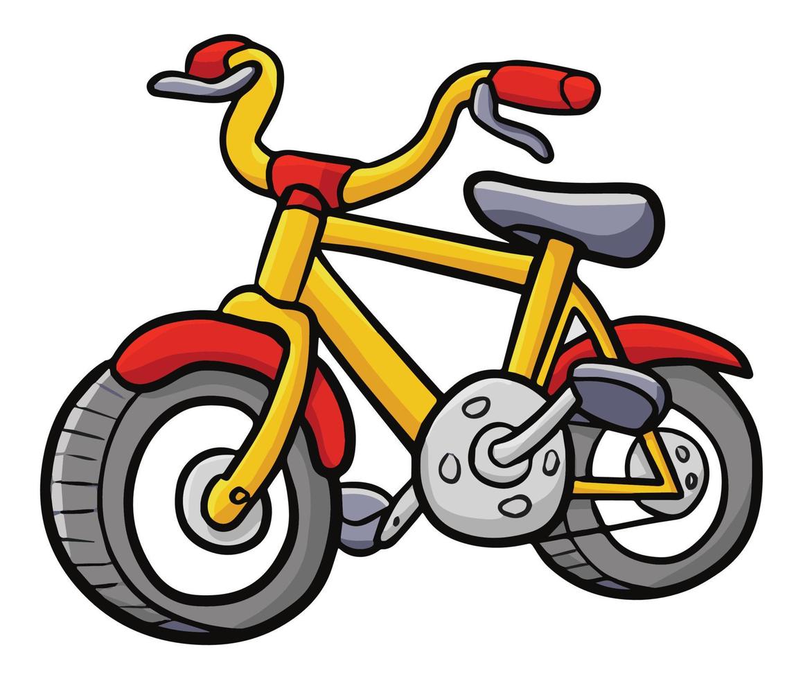 Cool and funny mini bike for children vector