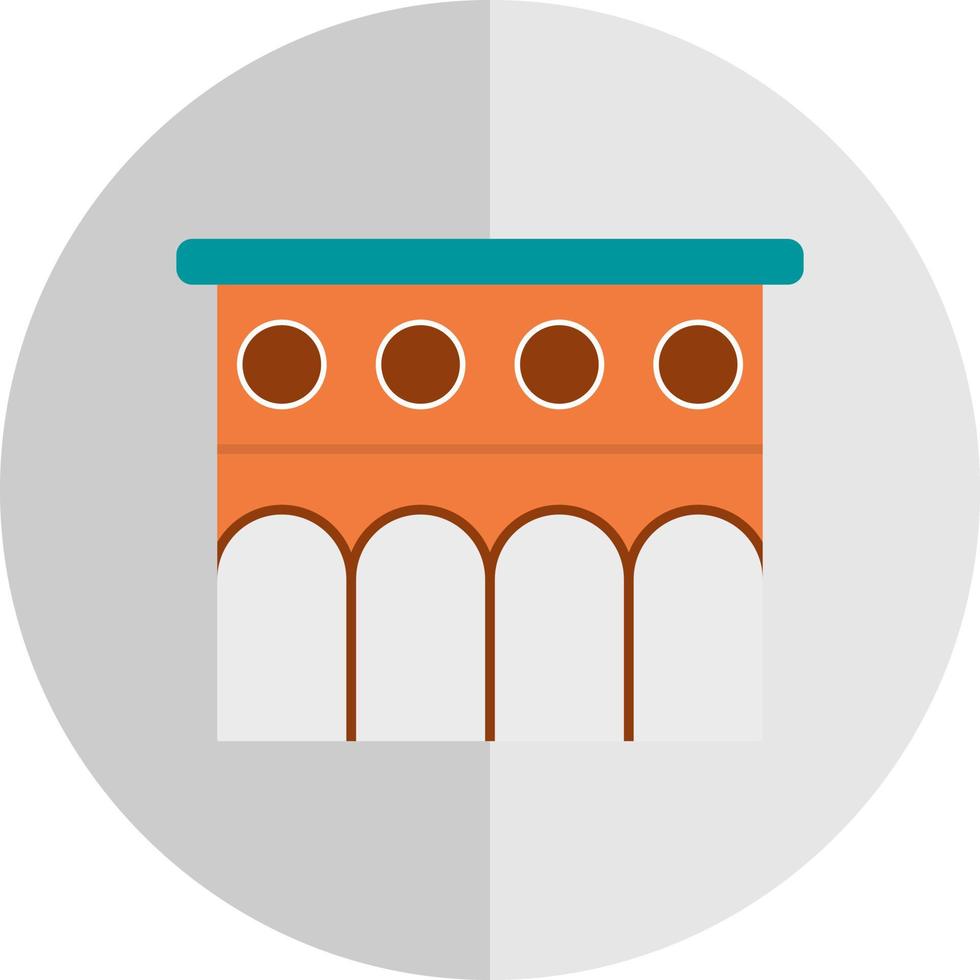 Aqueduct Vector Icon Design