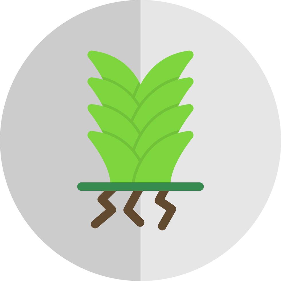 diseño de icono de vector de yuca