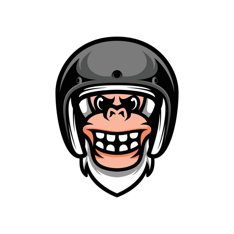 Yeti Ride Mascot Logo Design vector