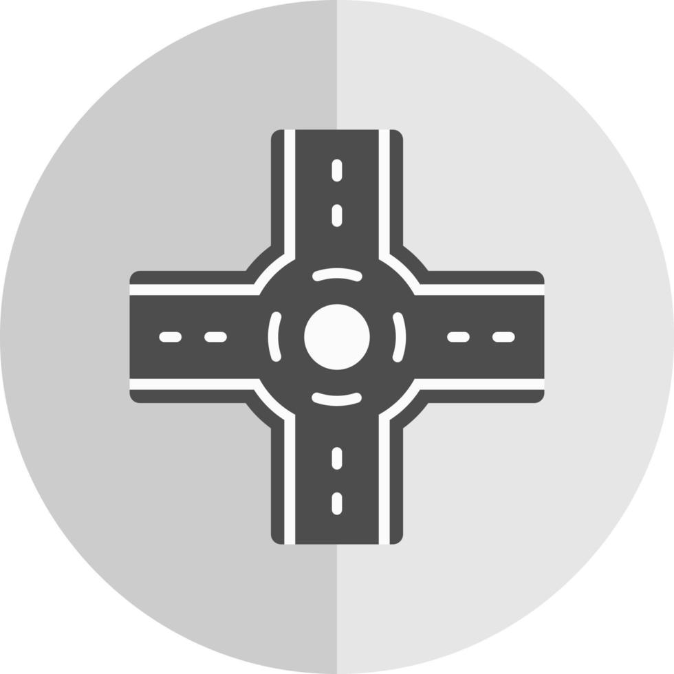 Roundabout Vector Icon Design