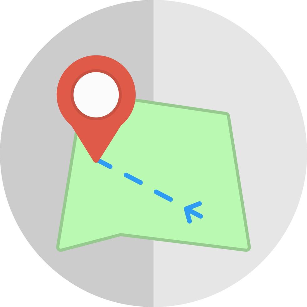 diseño de icono de vector de mapa de ruta