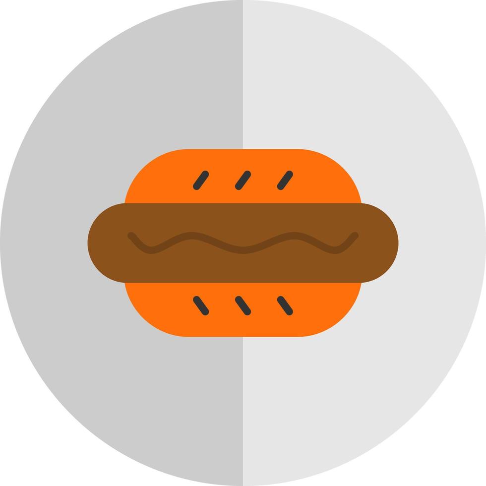 Hot Dog Vector Icon Design