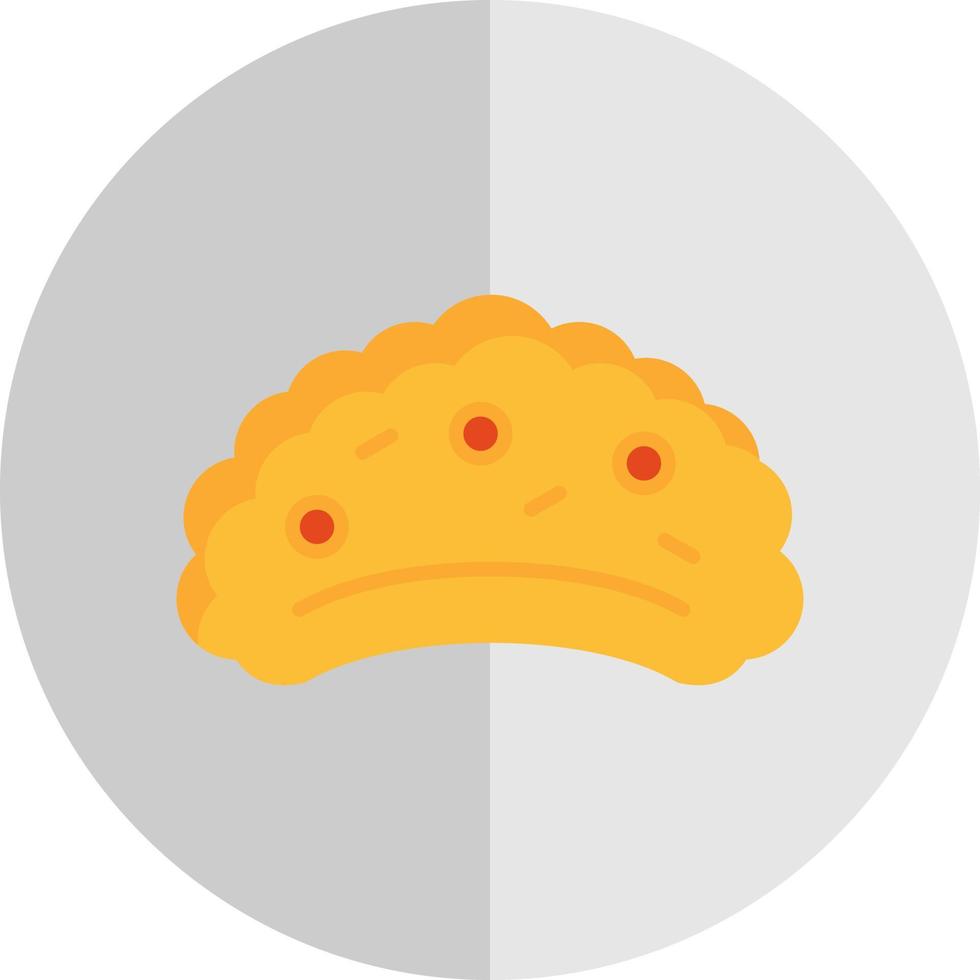 Empanada Vector Icon Design