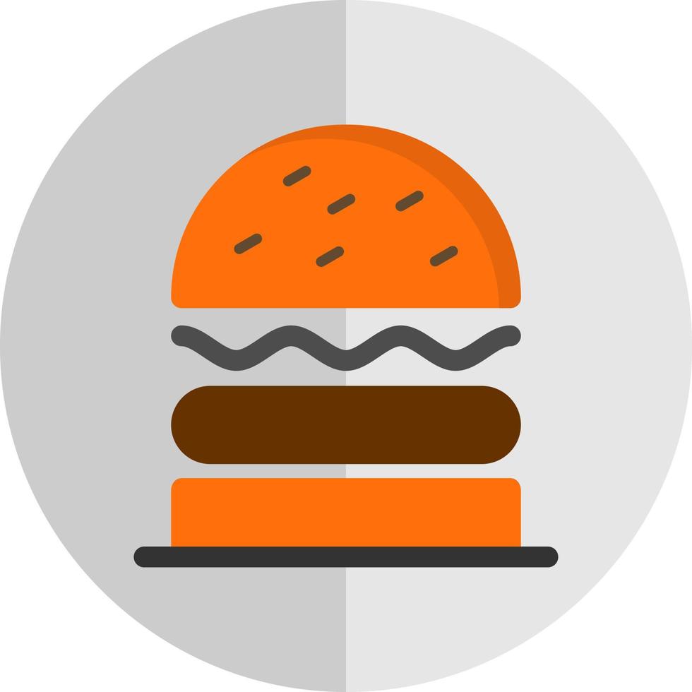 Burger Sandwich Vector Icon Design