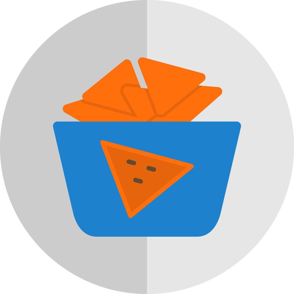 Nachos Vector Icon Design
