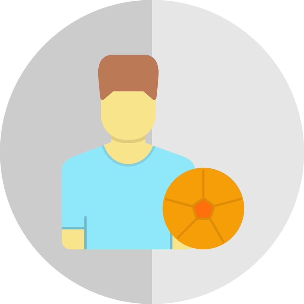 Football Player Vector Icon Design