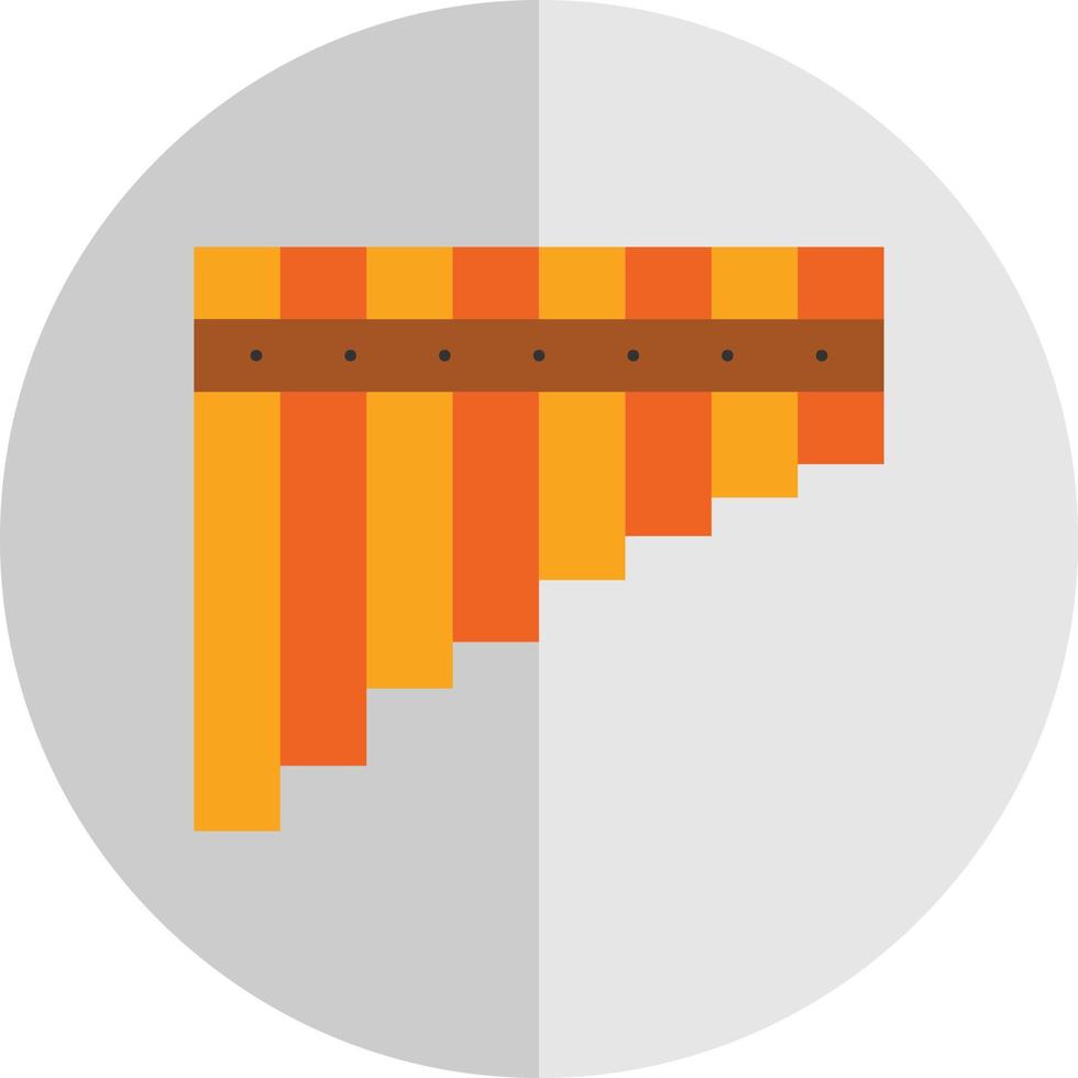 Pan Flute Vector Icon Design