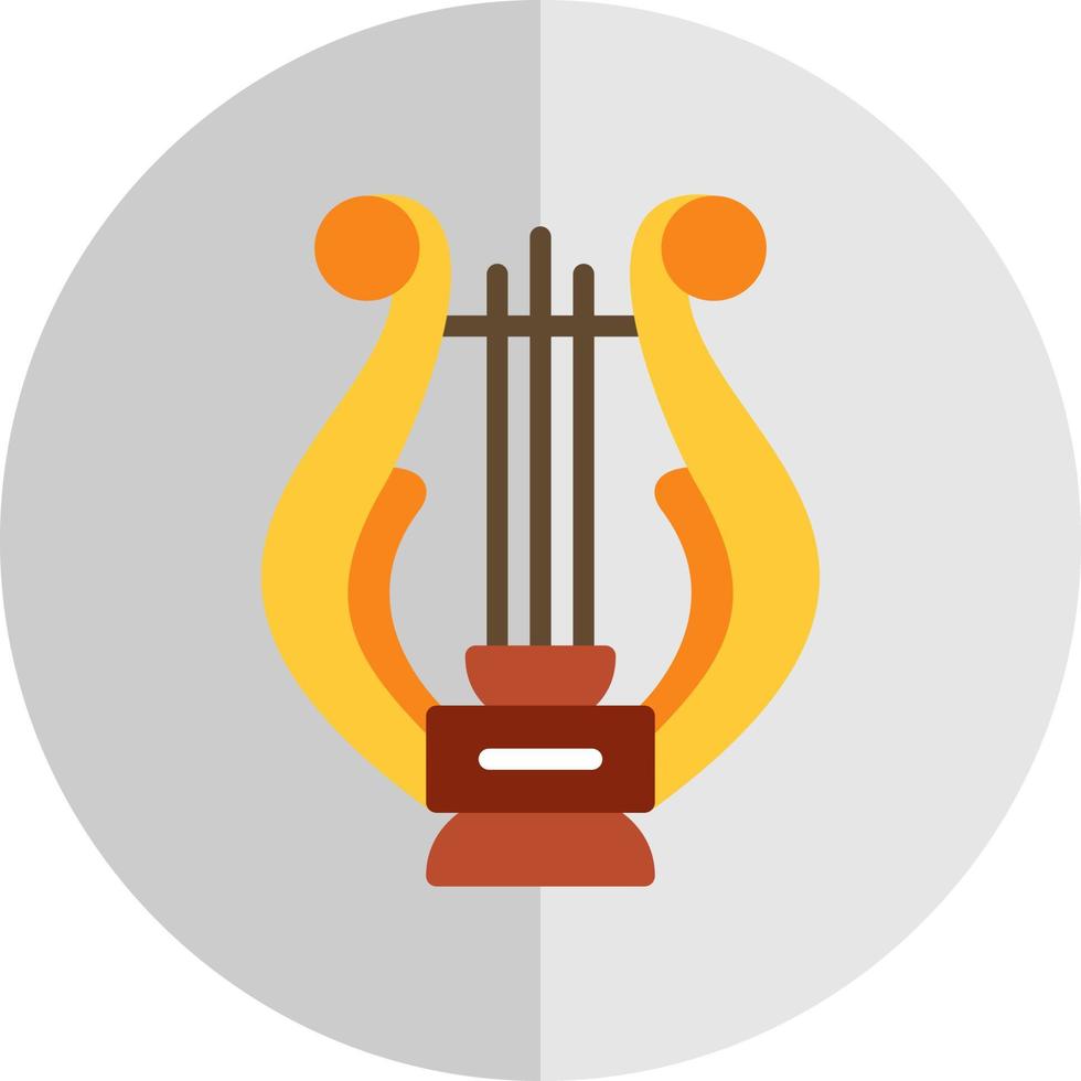 Lyre Vector Icon Design