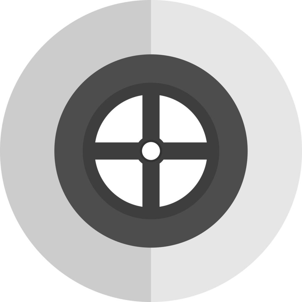 Wheel Vector Icon Design