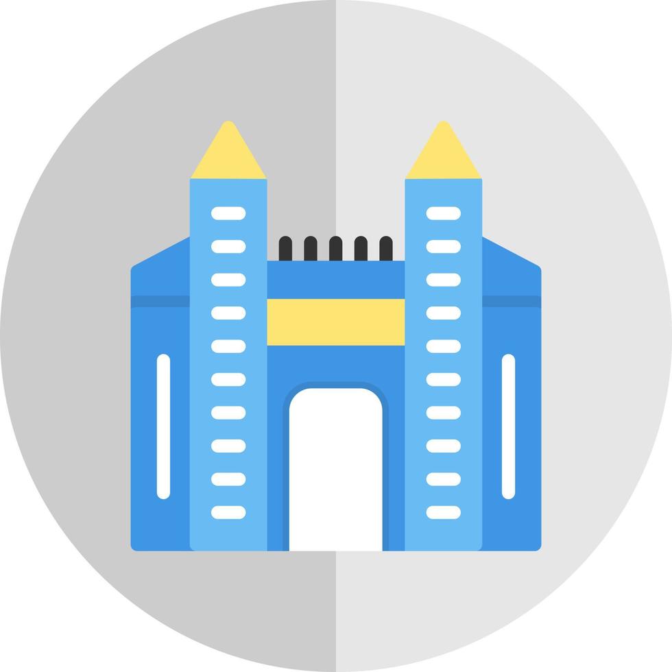 Ishtar Gate Vector Icon Design